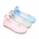 LINEN COTTON CEREMONY Girl Ballet flats dancer style.