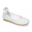 LINEN COTTON CEREMONY Girl Ballet flats dancer style.