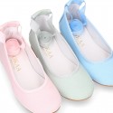 LINEN COTTON CEREMONY Girl Ballet flats dancer style.