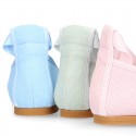 LINEN COTTON CEREMONY Girl Ballet flats dancer style.