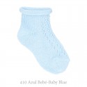 BABY WARM COTTON BOOTIES WITH FRONT OPENWORK BY CONDOR.