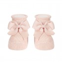 BABY WARM COTTON BOOTIES WITH BOW BY CONDOR.