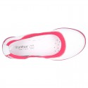 Stretch Girl ballet flat shoes in Washable Nappa leather.