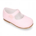 CEREMONY LINEN Little Girl Mary Jane shoes in pastel colors.