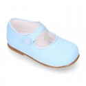 CEREMONY LINEN Little Girl Mary Jane shoes in pastel colors.