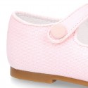 CEREMONY LINEN Little Girl Mary Jane shoes in pastel colors.