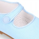 CEREMONY LINEN Little Girl Mary Jane shoes in pastel colors.