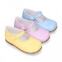 Soft Nappa leather Classic Girl Mary Jane shoes in FASHION colors.