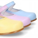 Soft Nappa leather Classic Girl Mary Jane shoes in FASHION colors.