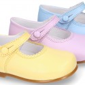 Soft Nappa leather Classic Girl Mary Jane shoes in FASHION colors.