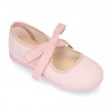 Serratex canvas Girl Mary Jane shoes Angel style in PASTEL colors.