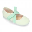 Serratex canvas Girl Mary Jane shoes Angel style in PASTEL colors.