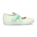 Serratex canvas Girl Mary Jane shoes Angel style in PASTEL colors.