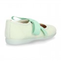 Serratex canvas Girl Mary Jane shoes Angel style in PASTEL colors.