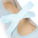 Serratex canvas Girl Mary Jane shoes Angel style in PASTEL colors.