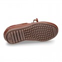 EXTRA SOFT nappa leather Kids moccasin shoes with bows.