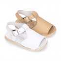 Sandal shoes Menorquina style with flexible soles.