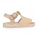 Sandal shoes Menorquina style with flexible soles.