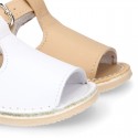 Sandal shoes Menorquina style with flexible soles.