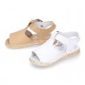 Sandal shoes Menorquina style with flexible soles.