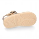 Sandal shoes Menorquina style with flexible soles.