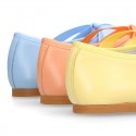 Extra soft nappa leather little girl Mary Jane shoes angel style in TRENDY colors.