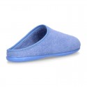 Terry cloth Kids Home shoes with open heel design CLOG style.