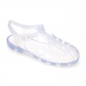 Women classic jelly shoes sandal style for the Beach and Pool BIARRITZ CRISTAL model.