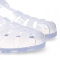 Women classic jelly shoes sandal style for the Beach and Pool BIARRITZ CRISTAL model.