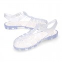 Women classic jelly shoes sandal style for the Beach and Pool BIARRITZ CRISTAL model.