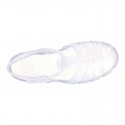 Women classic jelly shoes sandal style for the Beach and Pool BIARRITZ CRISTAL model.