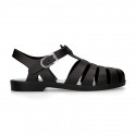 Women classic jelly shoes sandal style for the Beach and Pool BIARRITZ MATTE model.