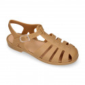 Women classic jelly shoes sandal style for the Beach and Pool BIARRITZ MATTE model.