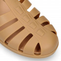 Women classic jelly shoes sandal style for the Beach and Pool BIARRITZ MATTE model.