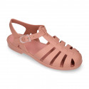 Women classic jelly shoes sandal style for the Beach and Pool BIARRITZ MATTE model in seasonal colors.