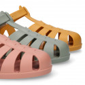 Women classic jelly shoes sandal style for the Beach and Pool BIARRITZ MATTE model in seasonal colors.