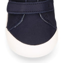 BLANDITOS kids school sneakers laceless in Nobuck leather.