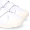 BLANDITOS kids school sneakers laceless in nappa leather.