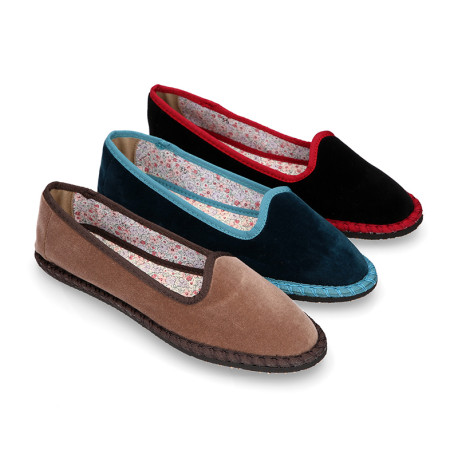 FASHION VELVET stylized Women Slipper shoes.