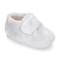 SUAPEL Wool knit kids ankle home shoes laceless.