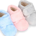 SUAPEL Wool knit kids ankle home shoes laceless.