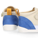 BLANDITOS kids ankle sneakers laceless in soft nappa leather.