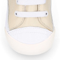 BLANDITOS kids ankle sneakers laceless in soft nappa leather.