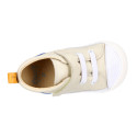 BLANDITOS kids ankle sneakers laceless in soft nappa leather.