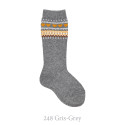 CHILDREN´S NORDIC BORDER EMBROIDERY KNEE-HIGH WARM SOCKS BY CONDOR.