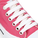 Zapatilla niños CASUAL OKAA con puntera y cordones en color Rosa Francés.