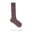 CHILDREN´S WIDE RIBBED COTTON KNEE-HIGH SOCKS BY CONDOR.