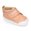 BLANDITOS kids sneakers laceless in nappa leather.