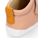 BLANDITOS kids sneakers laceless in nappa leather.