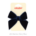 BIG VELVET BOW WITH HAIR CLIP DE CONDOR.